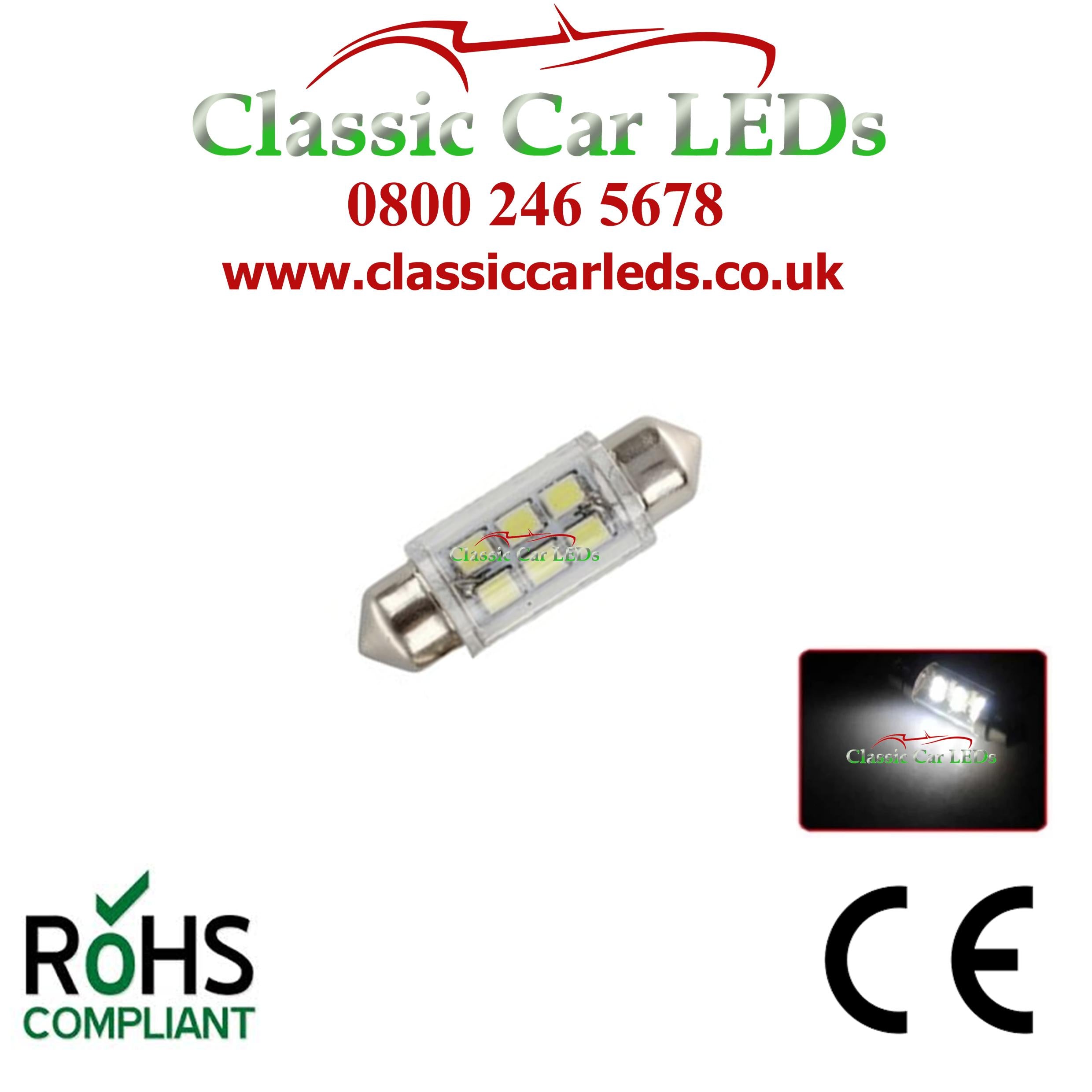 Festoon Bulbs – tagged 36mm – Classic Car LEDs Ltd